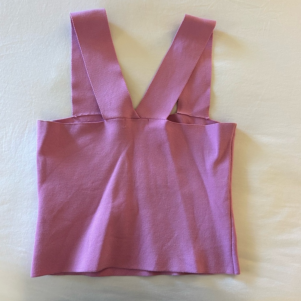 525 Purple Square-neck Tank